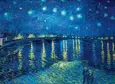 Gwiaździsta noc nad Ronem Vincent van Gogh Puzzle 3000