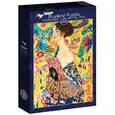 Kobieta z wachlarzem Klimt Puzzle 2000