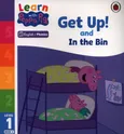 Learn with Peppa Phonics Level 1 Book 4 - Get Up! and In the Bin (Phonics Reader)