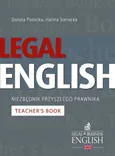 Legal English Niezbędnik przyszłego prawnika Teacher’s Book - Outlet - Dorota Potocka