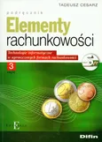 Elementy rachunkowości część 3 podręcznik + CD - Tadeusz Cesarz