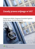 Zasady prawa unijnego w VAT - Marcin Bącal