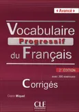 Vocabulaire progressif du français Avancé Klucz 2. edycja - Outlet - Clire Miquel