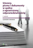 Umowy pisma i dokumenty w spółce z ograniczoną odpowiedzialnością - Outlet - Sławomir Turkowski