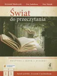 Świat do przeczytania 1 Podręcznik część 1 Kultura, Język, dialogi - Krzysztof Biedrzycki