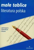 Małe tablice Literatura polska - Outlet