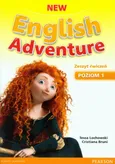 New English Adventure 1 Zeszyt ćwiczeń z płytą DVD - Outlet - Cristiana Bruni