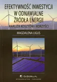 Efektywność inwestycji w odnawialne źródła energii - Outlet - Magdalena Ligus