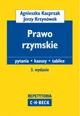 Prawo rzymskie - Outlet - Agnieszka Kacprzak
