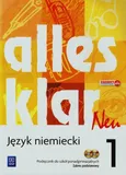 Alles klar Neu 1 Podręcznik + CD Zakres podstawowy - Outlet - Krystyna Łuniewska