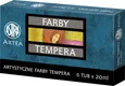 Farby tempera Astra Artea 6 kolorów - 20 ml - Outlet