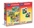 Puzzle 2x20 + 100 + Memo Myszka Miki