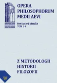Z metodologii historii filozofii - Andrzejuk