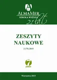 Zeszyty Naukowe ALMAMER 2015 2(75) - Romuald Poliński