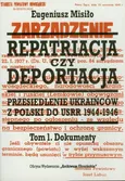Repatriacja czy deportacja Tom 1 Dokumenty - Outlet - Eugeniusz Misiło