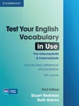 Test Your Eng Vocabulary in Use Pre-intermediate Intermediate - Ruth Gairns