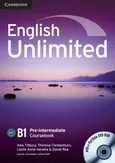 English Unlimited Pre-intermediate Coursebook + DVD - Outlet - Theresa Clementson