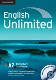 English Unlimited Elementary Coursebook with e-Portfolio DVD-ROM - Alex Tilbury