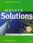 Matura Solutions Elementary Student's Book - Outlet - Paul Davies