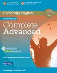 Complete Advanced Workbook without Answers with Audio CD - Outlet - Laura Matthews