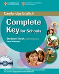 Complete Key for Schools Student's Book without answers + CD - Outlet - David McKeegan