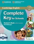 Complete Key for Schools Student's Book without Answers + Testbank - David McKeegan