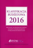Klasyfikacja budżetowa 2016 - Outlet - Elżbieta Gaździk