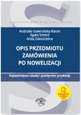 Opis przedmiotu zamówienia po nowelizacji Najważniejsze zasady i praktyczne przykłady - Outlet - Andrzela Gawrońska-Baran