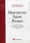 Orzecznictwo Sądów Polskich 3/2014 - Outlet