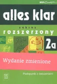 Alles klar 2A Podręcznik z ćwiczeniami + CD Zakres rozszerzony - Outlet - Zofia Wąsik