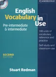 English Vocabulary in Use Pre - intermediate & intermediate + CD - Stuart Redman