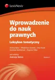 Wprowadzenie do nauk prawnych - Outlet - Stanisław Kaźmierczyk