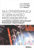 Siła dywersyfikacji w działalności przedsiębiorstw w kontekście aspektów ekonomicznych, finansowych - Outlet - Stanisław Ejdys