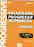 Vocabulaire progressif du Francais niveau debutant A1 klucz 3ed - Claire Miquel