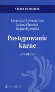 Postępowanie karne - Outlet - Boratyńska Katarzyna T.