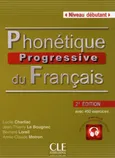 Phonétique progressive du français Niveau débutant Livre + CD - Lucile Charliac