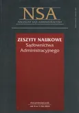 Zeszyty Naukowe Sądownictwa Administracyjnego  2010/03