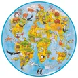 Puzzle XXL świat - okrągłe