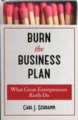 Burn The Business Plan - Schramm Carl J.