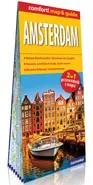 Amsterdam laminowany map&guide 2w1: przewodnik i mapa
