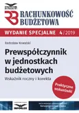 Prewspółczynnik w jednostkach budżetowych - Radosław Kowalski