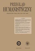 Przegląd Humanistyczny 2019/3