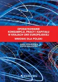 Opodatkowanie konsumpcji, pracy i kapitału w krajach Unii Europejskiej Wnioski dla Polski - Anna Krajewska