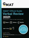 GMAT Official Guide Verbal Review 2021, Book + Online Question Bank - Outlet
