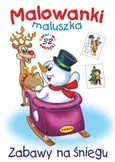 Malowanki maluszka Zabawy na śniegu - Ernest Błędowski