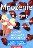 Tabliczka mnożenia Plansza edukacyjna na ścianę i biurko plus książeczka edukacyjna