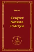 Teajtet Sofista Polityk - Outlet - Platon