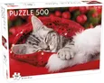 Puzzle Christmas Kitten 500