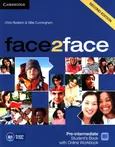 face2face pre Intermediate Student's Book  with Online Workbook - Gillie Cunningham