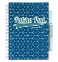 Pukka Pad Project Book A5 Glee w kratkę 200 kartek niebieski